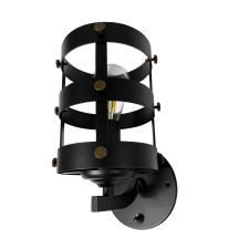 12V LED 9" BLACK METAL WALL SCONCE, WITH SWITCH, 3W