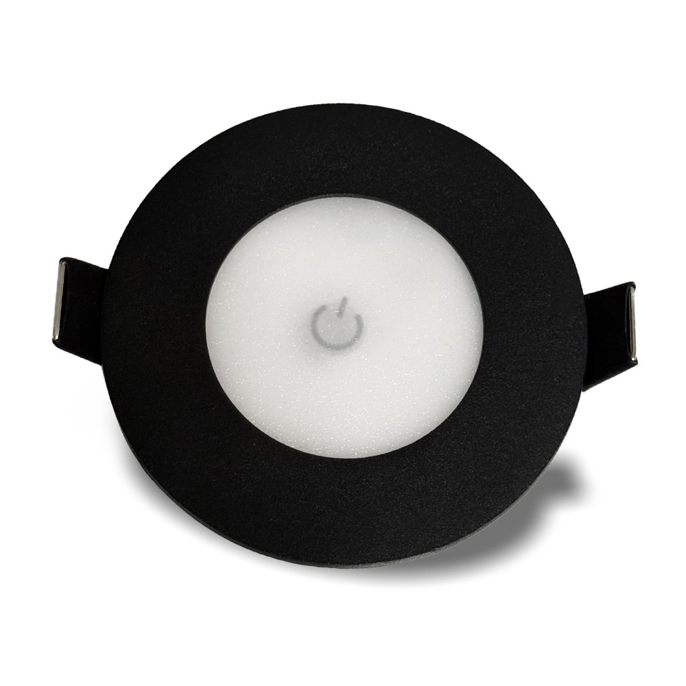 LED Recessed Spring Mount Lights with Touch Switch