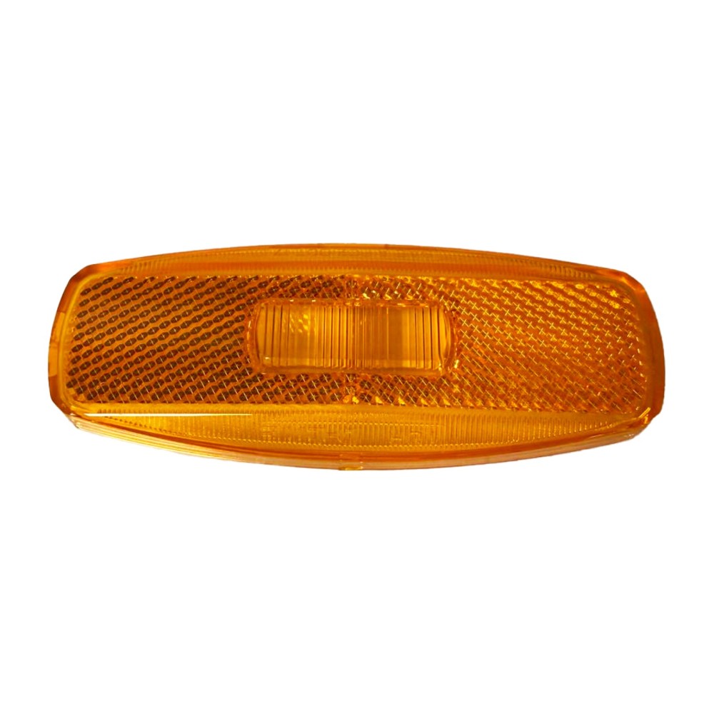 12V 4.5" Amber LED Diamond Clearance Light Turn Signal Function Built-In Gasket