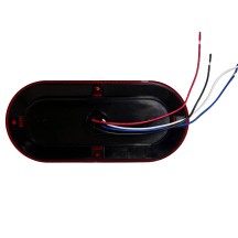 12V LED 7.8" Red Oval Tail Light with Backup Function