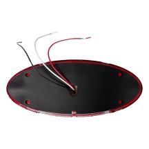 12V Oval LED Tail Light Combo With License Plate Light With Bracket