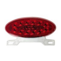 12V LED FB Oval Tail Light Tail Light Combo License Plate Light