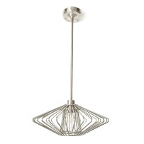 25inch 12V LED Flower-like Brushed Nickel Pendant Light With Replace Bulb