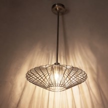 25inch 12V LED Flower-like Brushed Nickel Pendant Light With Replace Bulb