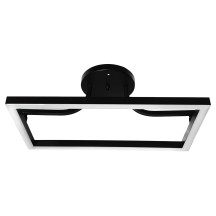 6.4"/6.9" 12V LED Matte Black Square/Circle Bar Light with Switch, 4000K