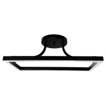 6.4"/6.9" 12V LED Matte Black Square/Circle Bar Light with Switch, 4000K