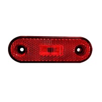 12V 4" LED Oblong Marker Clearance Side Lights Car Trailer Truck Lorry Red / Amber Light