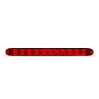 12V 15" Red LED Trailer Light Bar Exterior Running/Brake/Turn Light RV Truck