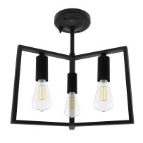 11.8 inch LED Triple Bulb Dinette Light With Switch For Indoor