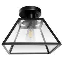 Matte Black/ Black Nickel 8.6inch LED Modern Style LED Ceiling Light With Switch