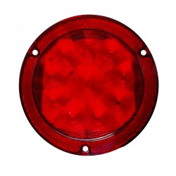 5.4inch LED Round Red Tail...
