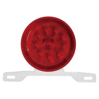 12V Round Tail Light with License Plate Light with Bracket / No Bracket