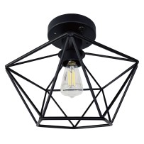 12V Switched Dinette Ceiling Light With Wire Frame Shade