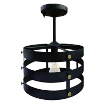 11.5" / 19" / 21" LED Island Pendant Light With Cylinder Metal Shade