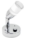 12V Plated Swivel Reading Light