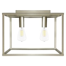 Silver / Matte Black 9.2inch 12V LED Cubic Frame Ceiling Light