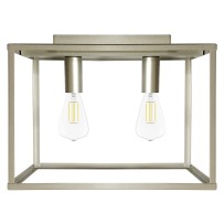 Silver / Matte Black 9.2inch 12V LED Cubic Frame Ceiling Light