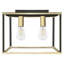 Silver / Matte Black 9.2inch 12V LED Cubic Frame Ceiling Light