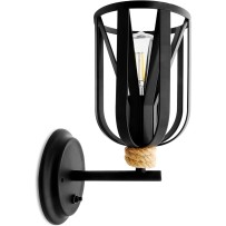 12V Industrial Style Wall Light with Replaceable Bulb, with Switch