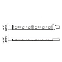 12V LED STRIP LIGHT NON-WATERPROOF CUSTOMIZABLE