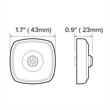 1.7inch LED Aisle Light Motion Sensor Light Switch