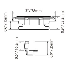 LED CABINET LIGHT WITH INFRARED SENSOR