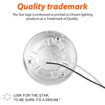 3.5" LED Surface Mount Dome Light with Switch