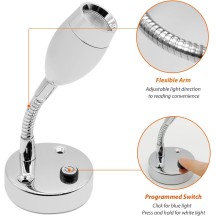 RV Interior Light Bedside Reading Lamp Spotlight