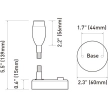RV Interior Light Bedside Reading Lamp Spotlight