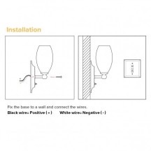 LED 12V DC Wall Lights for RV Trailer Wall Sconce Interior