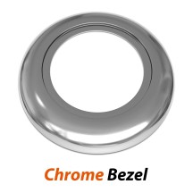 3/4" Round Chrome Trim Ring Bezel For 3/4" LED Side Marker Lights Clearance Lights