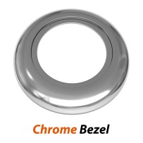 3/4" Round Chrome Trim Ring Bezel For 3/4" LED Side Marker Lights Clearance Lights