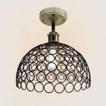 10inch 12 Volt LED Dinette Ceiling Light with Cage Shade Replaceable LED Bulb