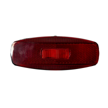 12V 4.5 inch LED Diamond Clearance Light Amber/Red Lighting with Reflector & Built-in Gasket