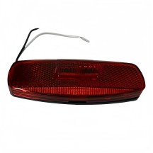 12V 4.5 inch LED Diamond Clearance Light Amber/Red Lighting with Reflector & Built-in Gasket